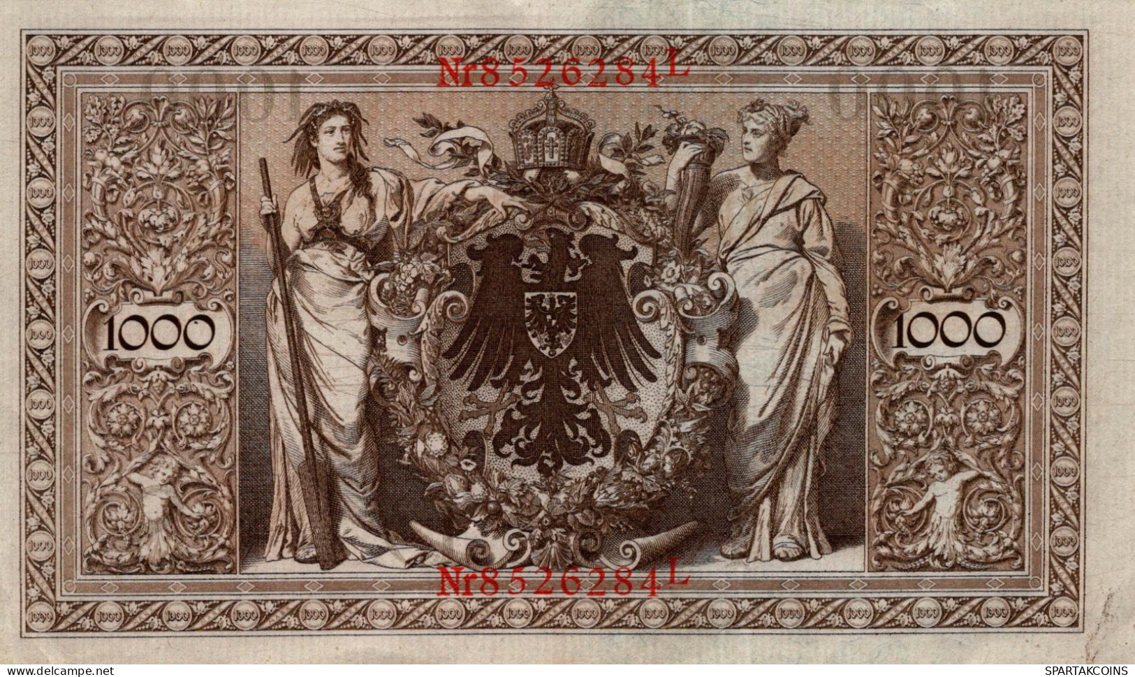 1000 MARK 1910 DEUTSCHLAND Papiergeld Banknote #PL334 - Lokale Ausgaben