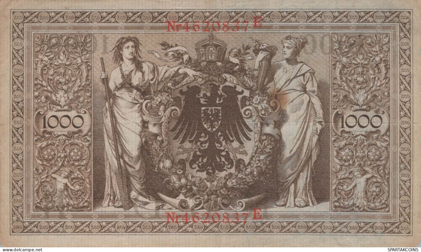 1000 MARK 1910 DEUTSCHLAND Papiergeld Banknote #PL306 - [11] Local Banknote Issues