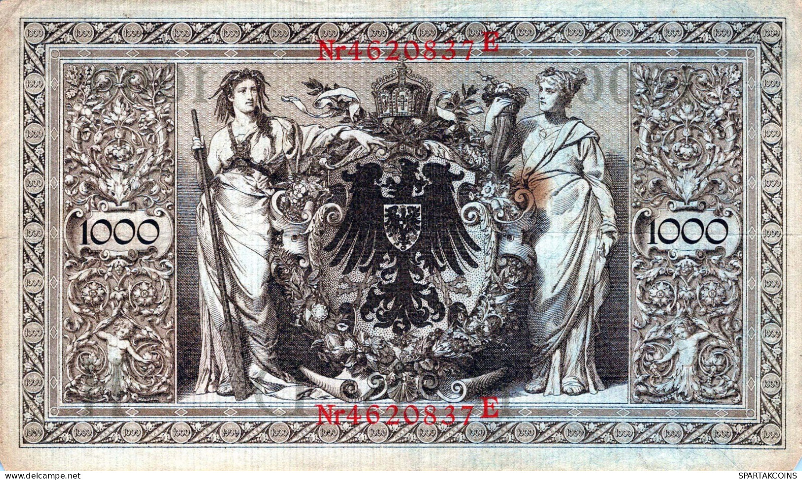 1000 MARK 1910 DEUTSCHLAND Papiergeld Banknote #PL306 - [11] Emisiones Locales