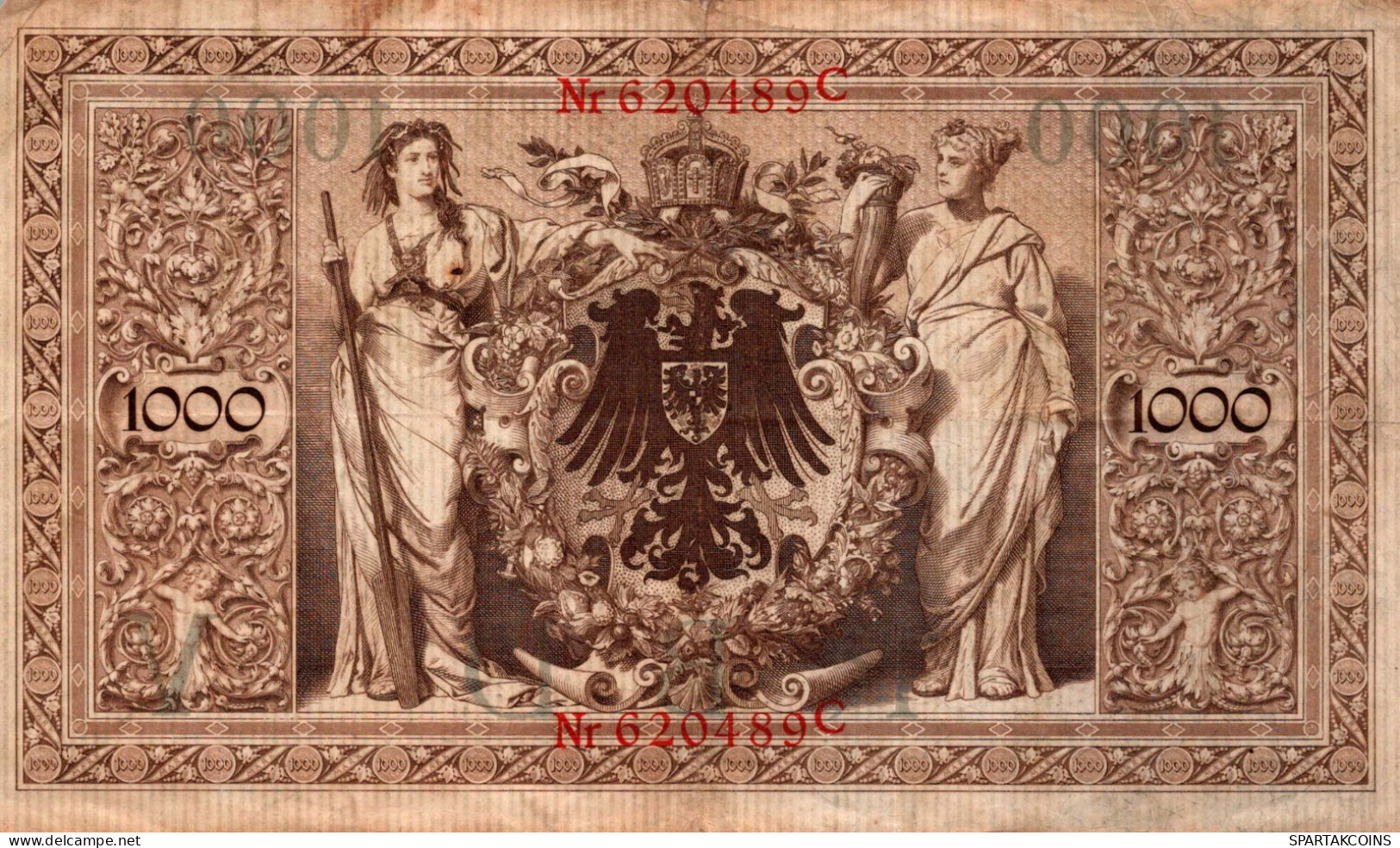 1000 MARK 1910 DEUTSCHLAND Papiergeld Banknote #PL279 - Lokale Ausgaben