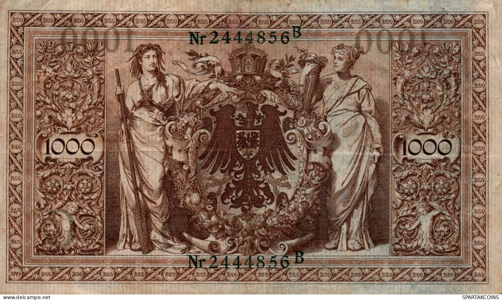 1000 MARK 1910 DEUTSCHLAND Papiergeld Banknote #PL275 - Lokale Ausgaben