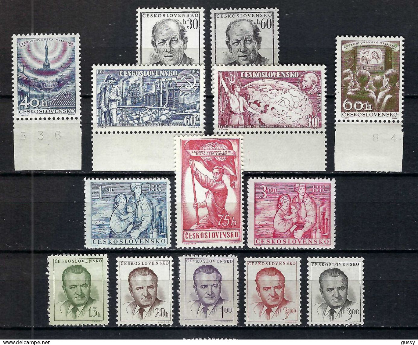 TCHECOSLOVAQUIE Ca.1945-50: Lot De Neufs* - Unused Stamps