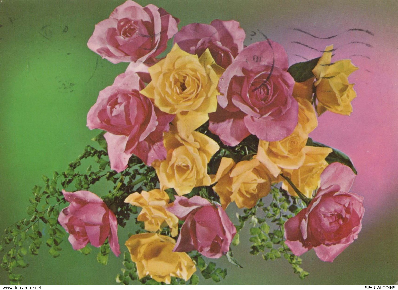 FLORES Vintage Tarjeta Postal CPSM #PAS641.ES - Bloemen