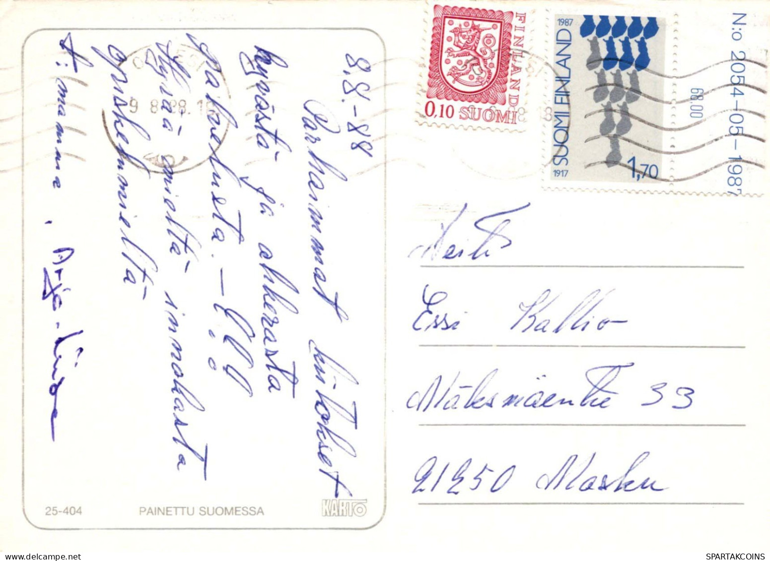 FLORES Vintage Tarjeta Postal CPSM #PAS278.ES - Flores
