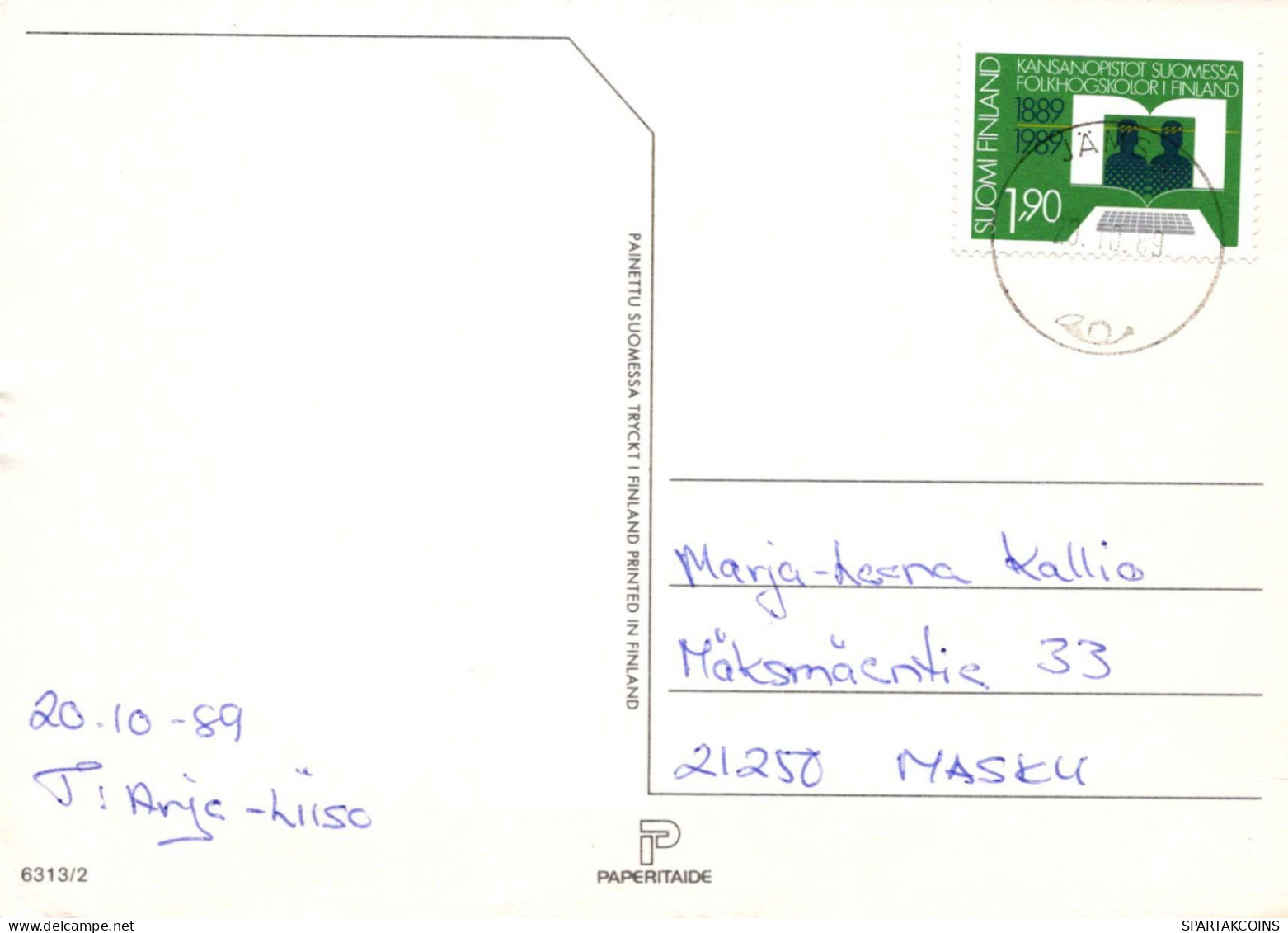 FLORES Vintage Tarjeta Postal CPSM #PAR316.ES - Fleurs