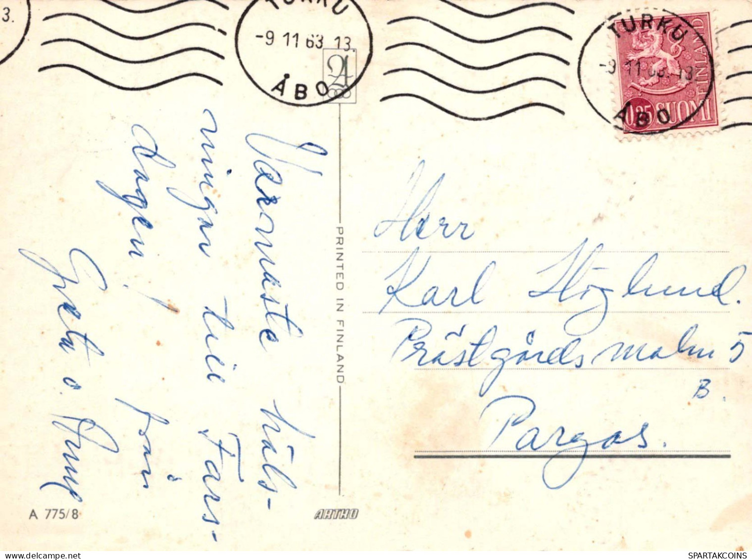 FLORES Vintage Tarjeta Postal CPSM #PAR136.ES - Flores