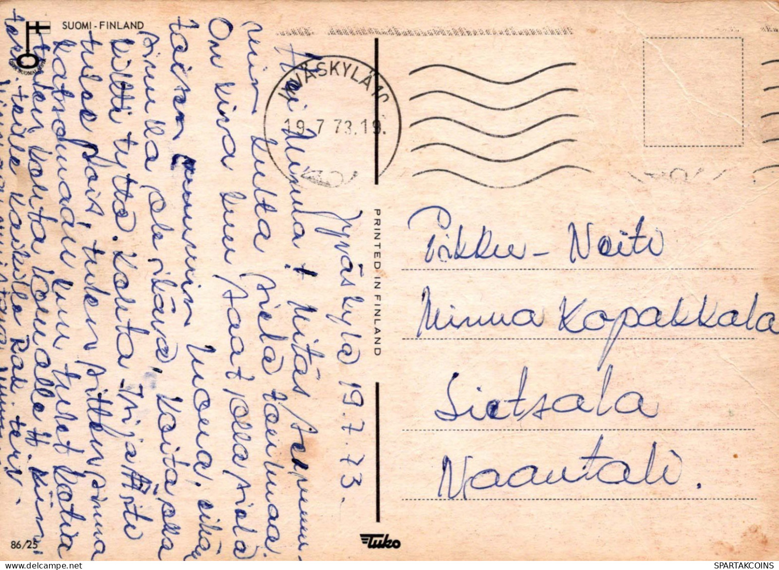 FLORES Vintage Tarjeta Postal CPSM #PAR256.ES - Fleurs