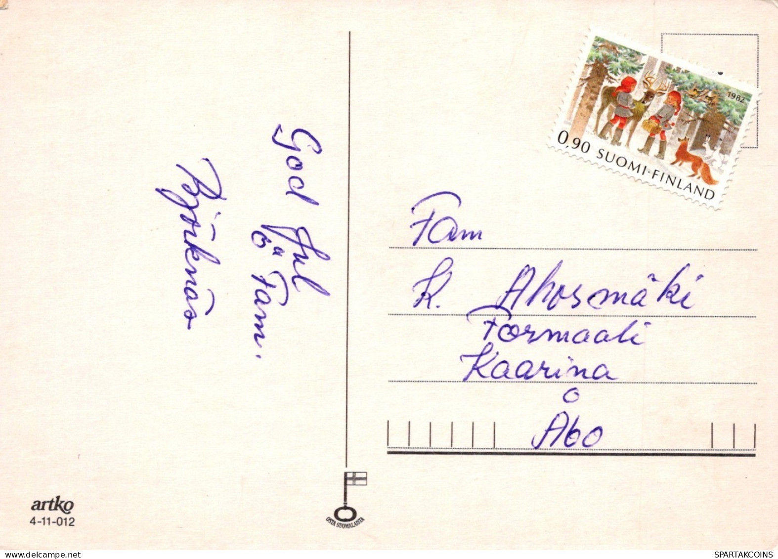 PÁJARO Animales Vintage Tarjeta Postal CPSM #PAM994.ES - Oiseaux