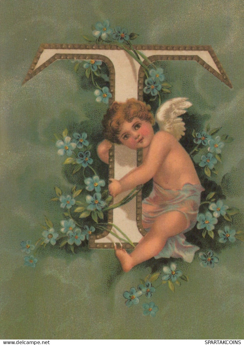 ÁNGEL NAVIDAD Vintage Tarjeta Postal CPSM #PAH322.ES - Angels