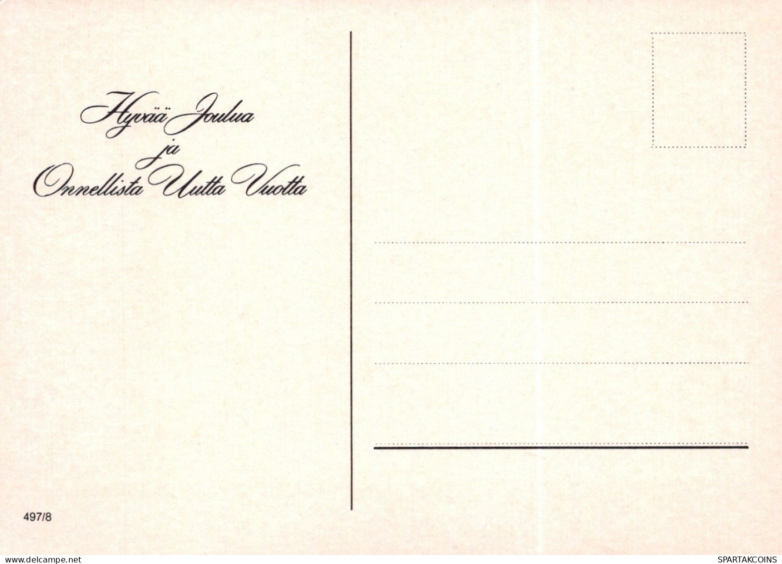 ÁNGEL NAVIDAD Vintage Tarjeta Postal CPSM #PAH517.ES - Anges