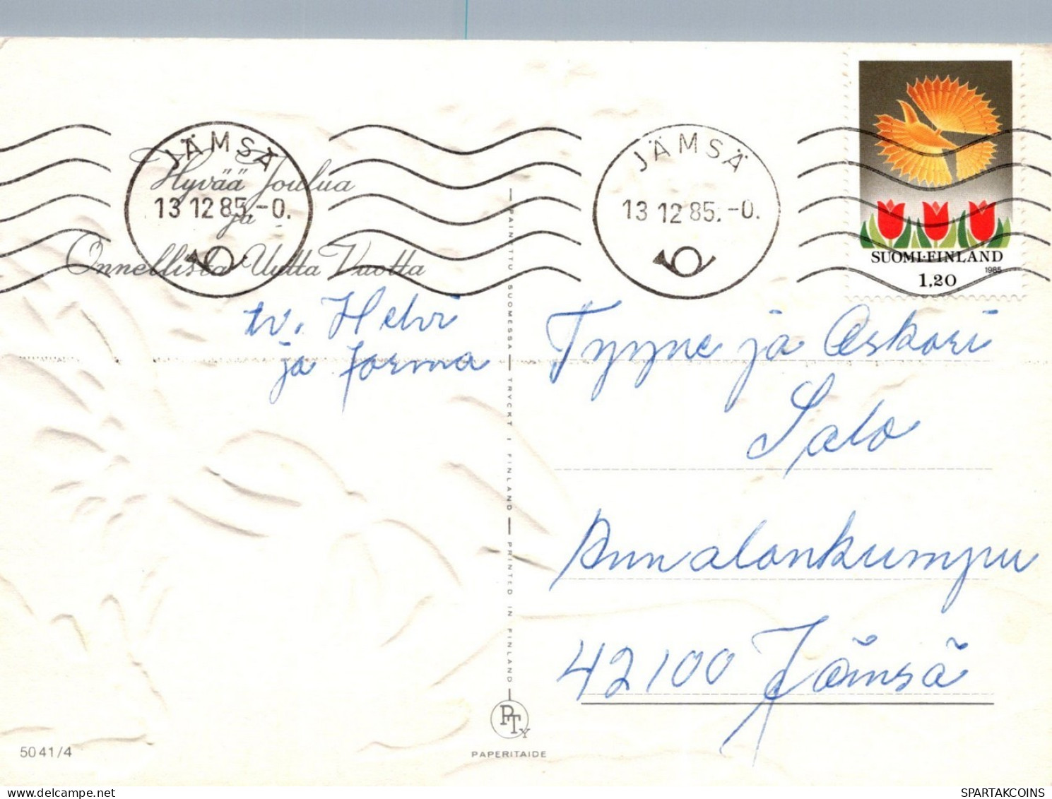 ÁNGEL NAVIDAD Vintage Tarjeta Postal CPSM #PAH067.ES - Anges