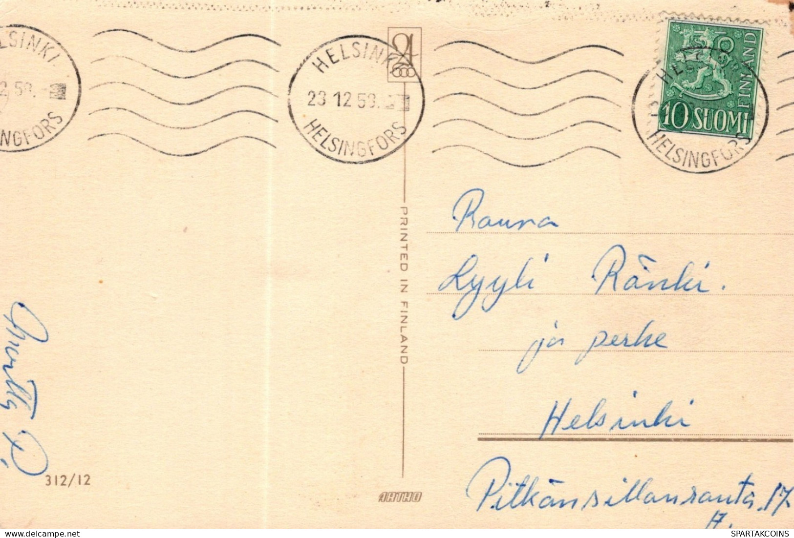 ÁNGEL NAVIDAD Vintage Tarjeta Postal CPSM #PAH390.ES - Anges