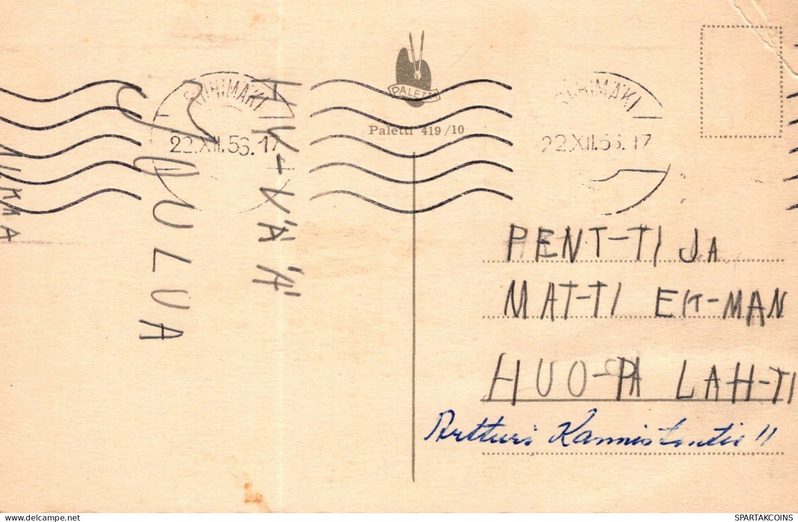 ÁNGEL NAVIDAD Vintage Tarjeta Postal CPSMPF #PAG756.ES - Angeli