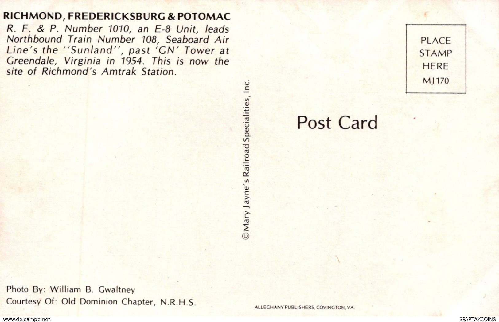 TREN TRANSPORTE Ferroviario Vintage Tarjeta Postal CPSMF #PAA618.ES - Eisenbahnen
