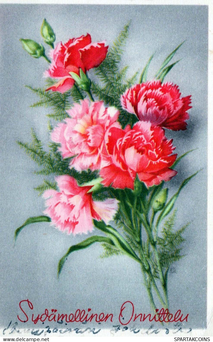 FLOWERS Vintage Postcard CPA #PKE558.GB - Flores