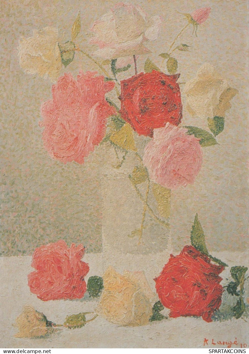 FLOWERS Vintage Postcard CPSM #PBZ084.GB - Flores
