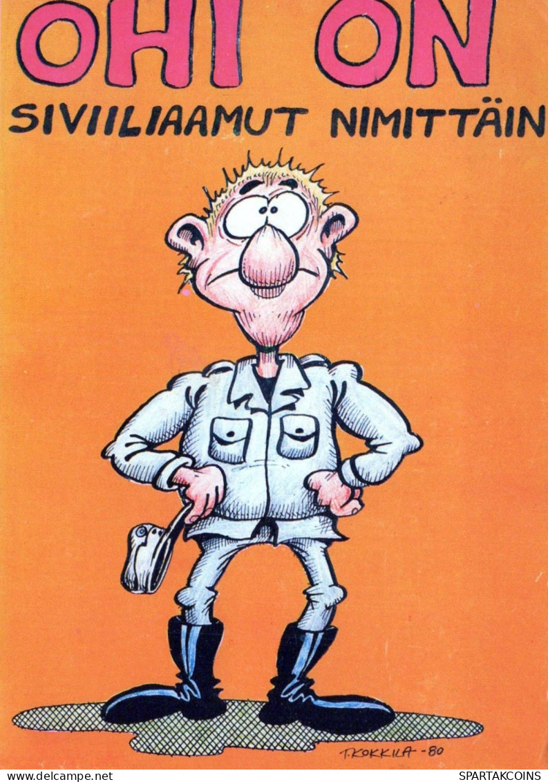 SOLDIERS HUMOUR Militaria Vintage Postcard CPSM #PBV835.GB - Humor