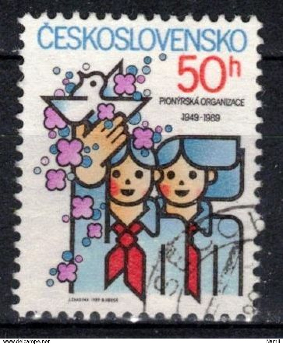 Tchécoslovaquie 1989 Mi 3000 (Yv 2804), Obliteré - Oblitérés