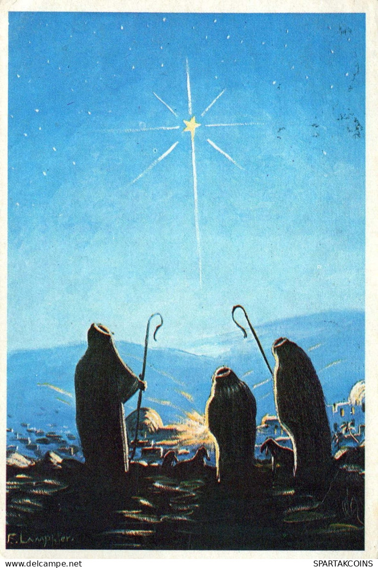 SAINTS Baby JESUS Christianity Religion Vintage Postcard CPSM #PBP678.GB - Other & Unclassified