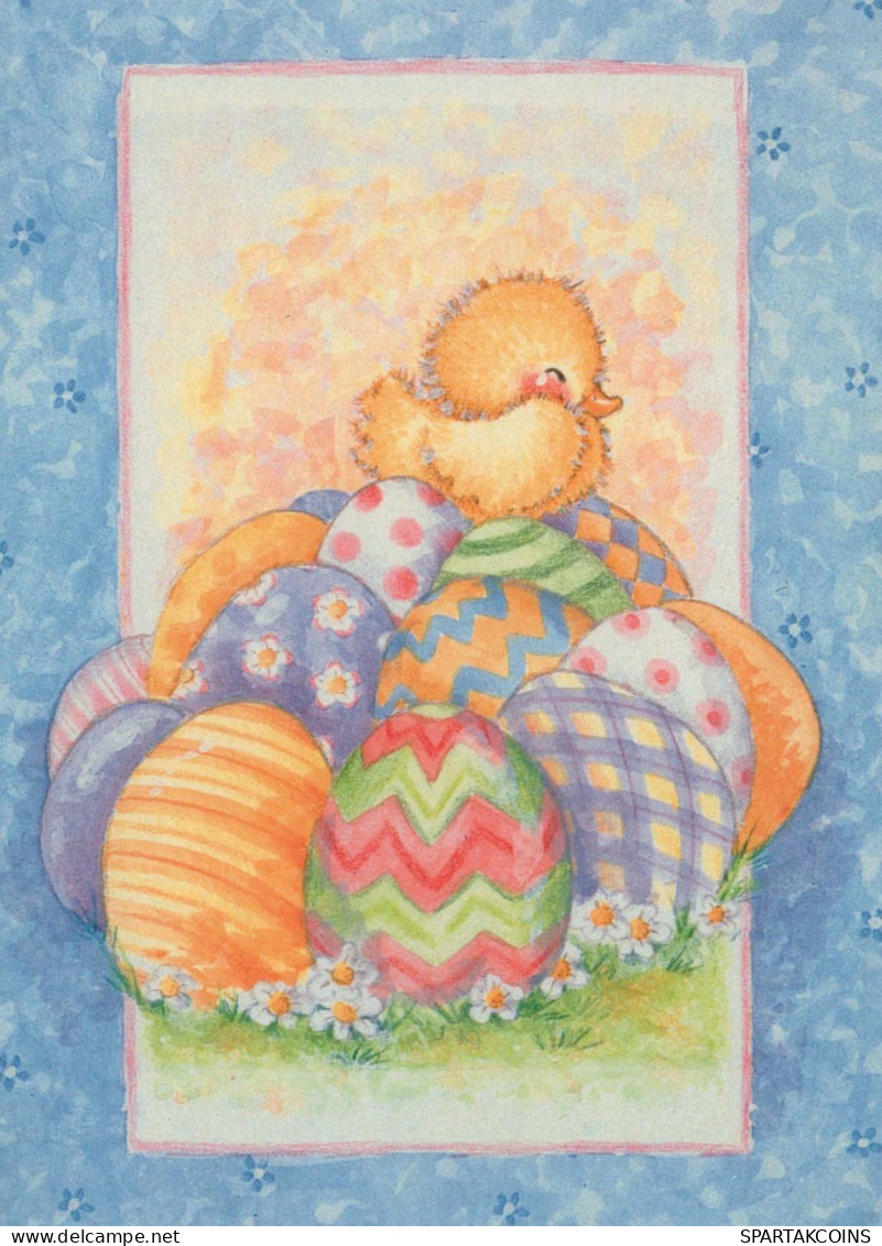 EASTER CHICKEN Vintage Postcard CPSM #PBO984.GB - Easter