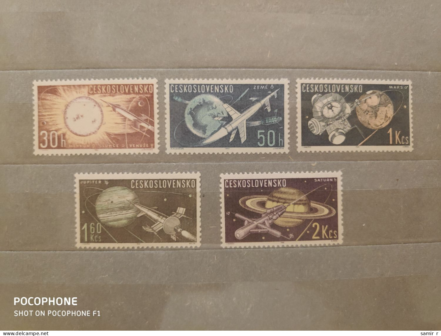 1963	Czechoslovakia	Space (F92) - Ongebruikt