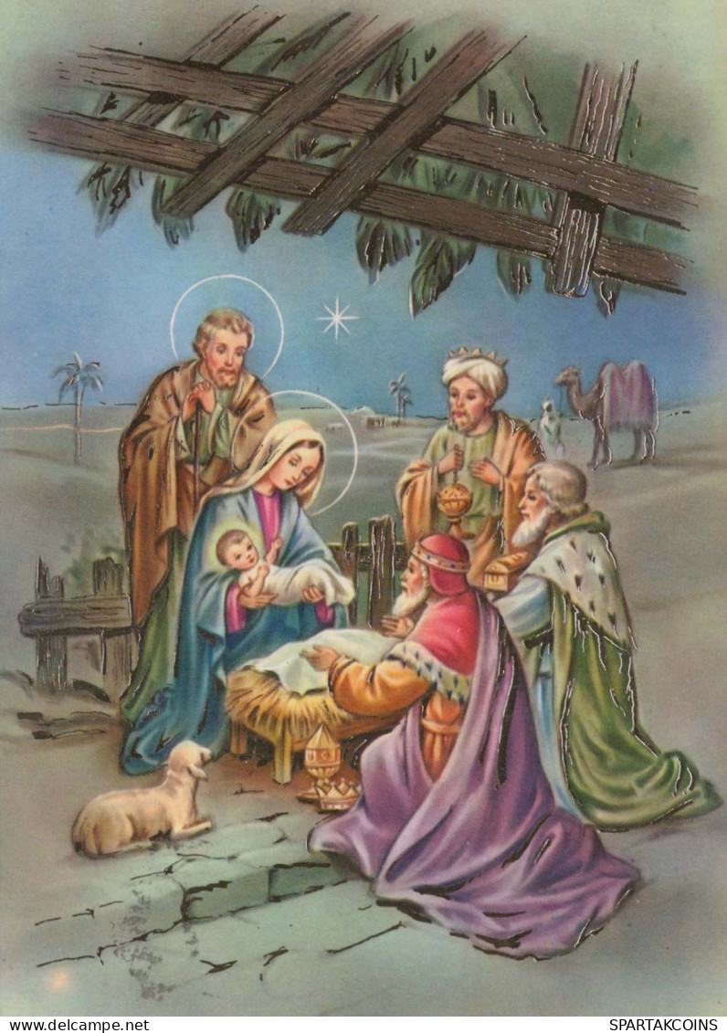 Virgen Mary Madonna Baby JESUS Christmas Religion #PBB705.GB - Jungfräuliche Marie Und Madona