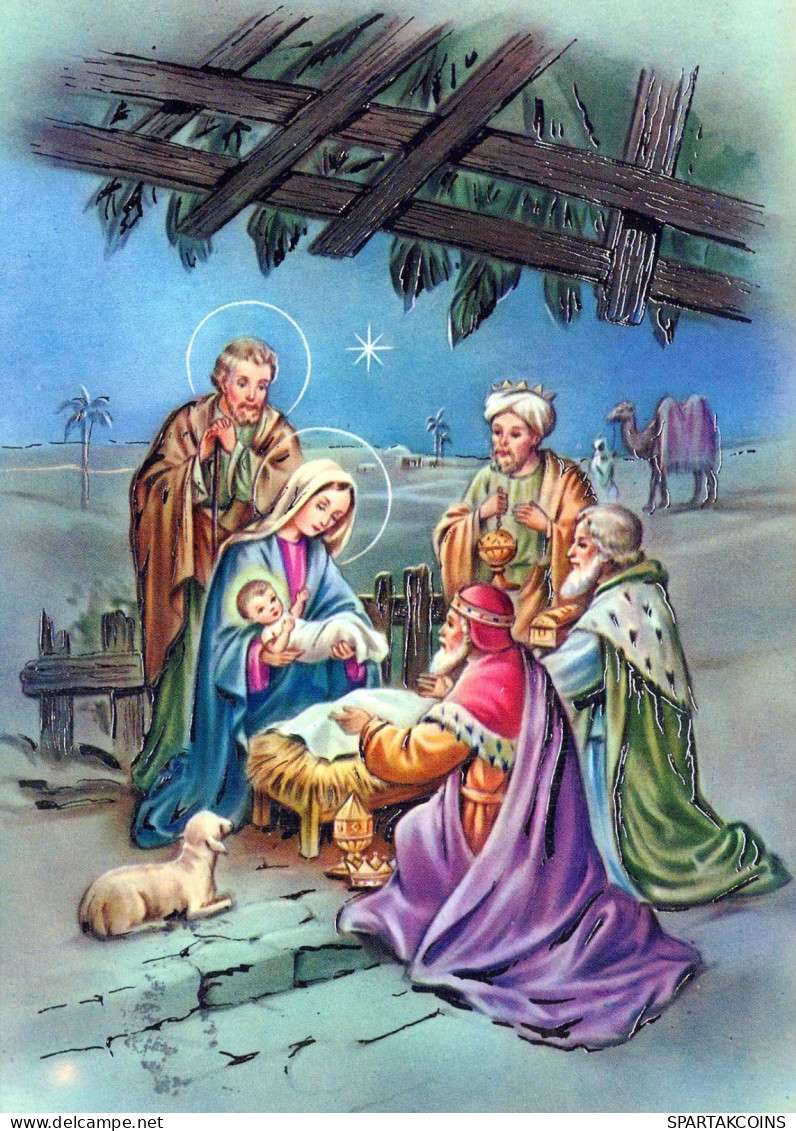 Virgen Mary Madonna Baby JESUS Christmas Religion #PBB705.GB - Jungfräuliche Marie Und Madona