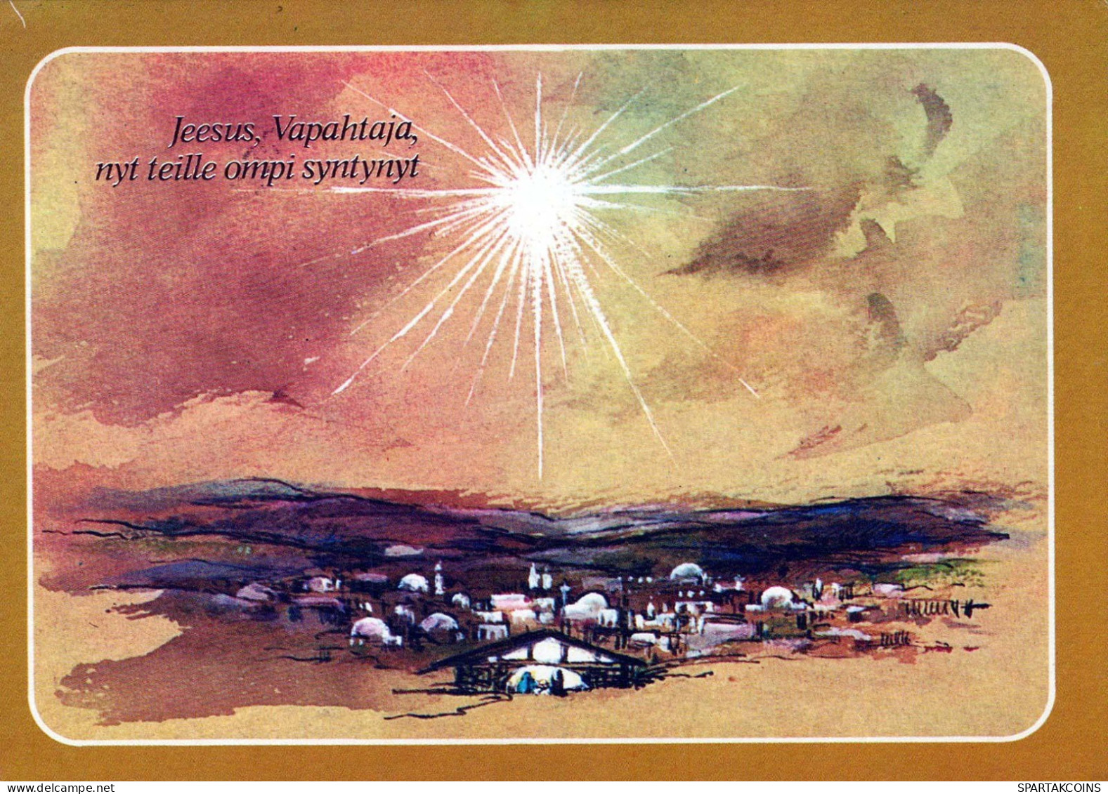 SAINTS Christmas Christianity Religion Vintage Postcard CPSM #PBB971.GB - Santos