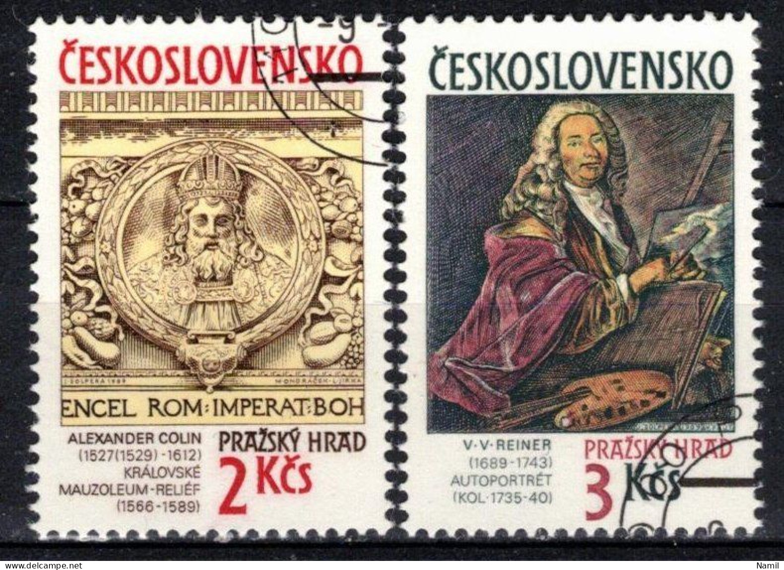 Tchécoslovaquie 1989 Mi 3003-4 (Yv 2805-6), Obliteré - Used Stamps