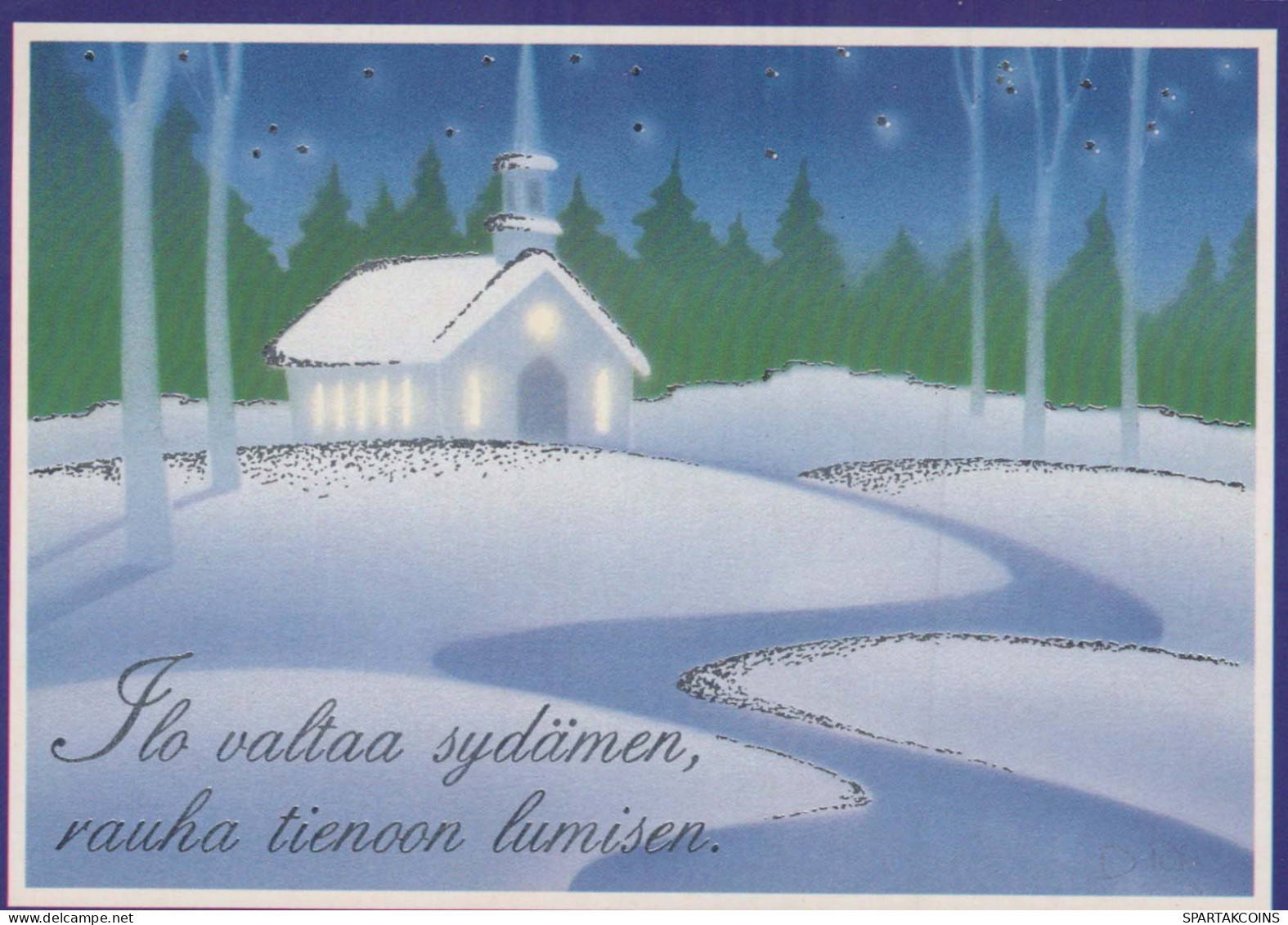 Bonne Année Noël Vintage Carte Postale CPSM #PAT016.FR - New Year