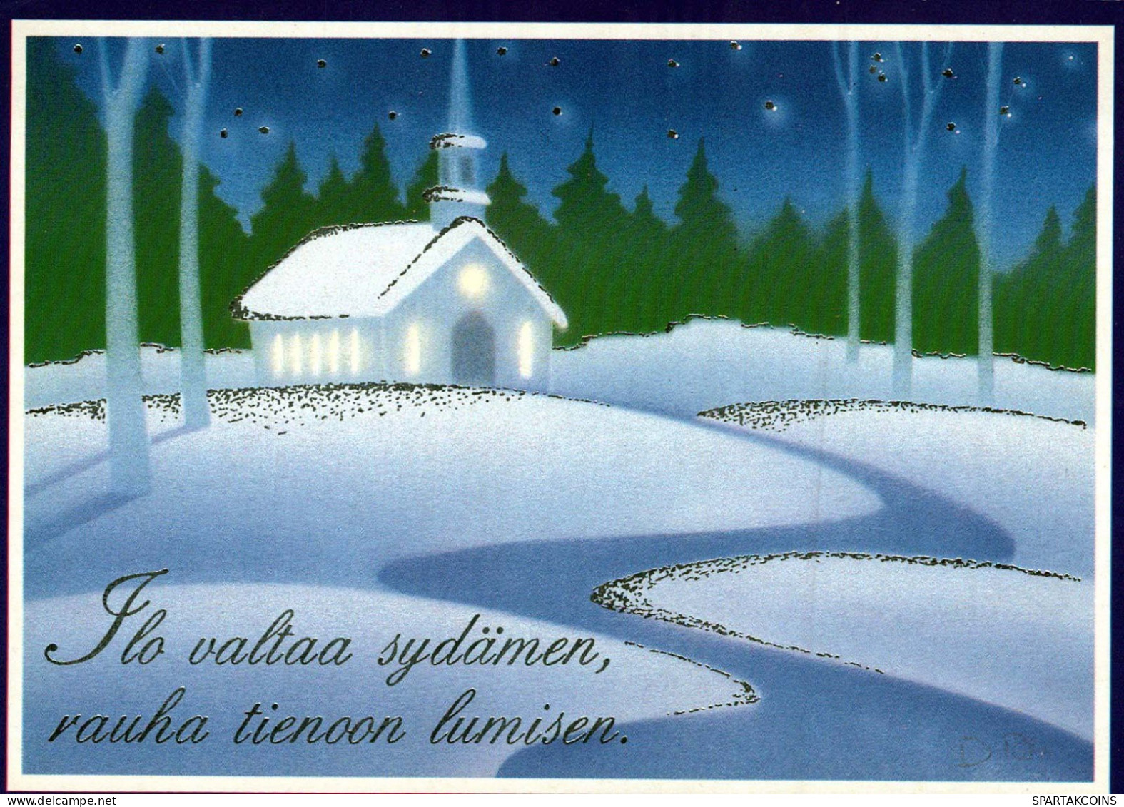 Bonne Année Noël Vintage Carte Postale CPSM #PAT016.FR - New Year