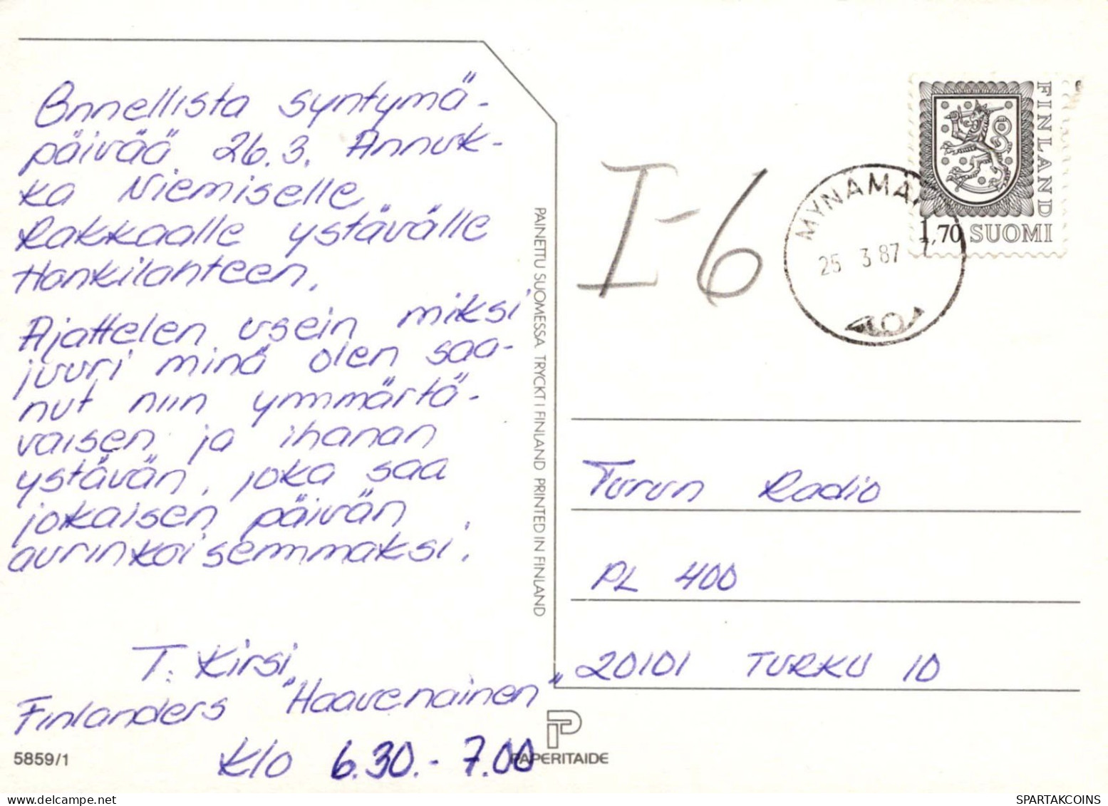 FLEURS Vintage Carte Postale CPSM #PAS219.FR - Blumen