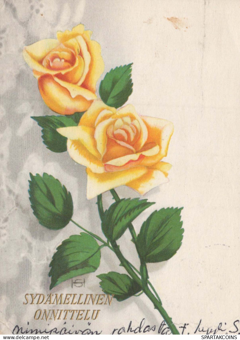 FLEURS Vintage Carte Postale CPSM #PAR858.FR - Blumen