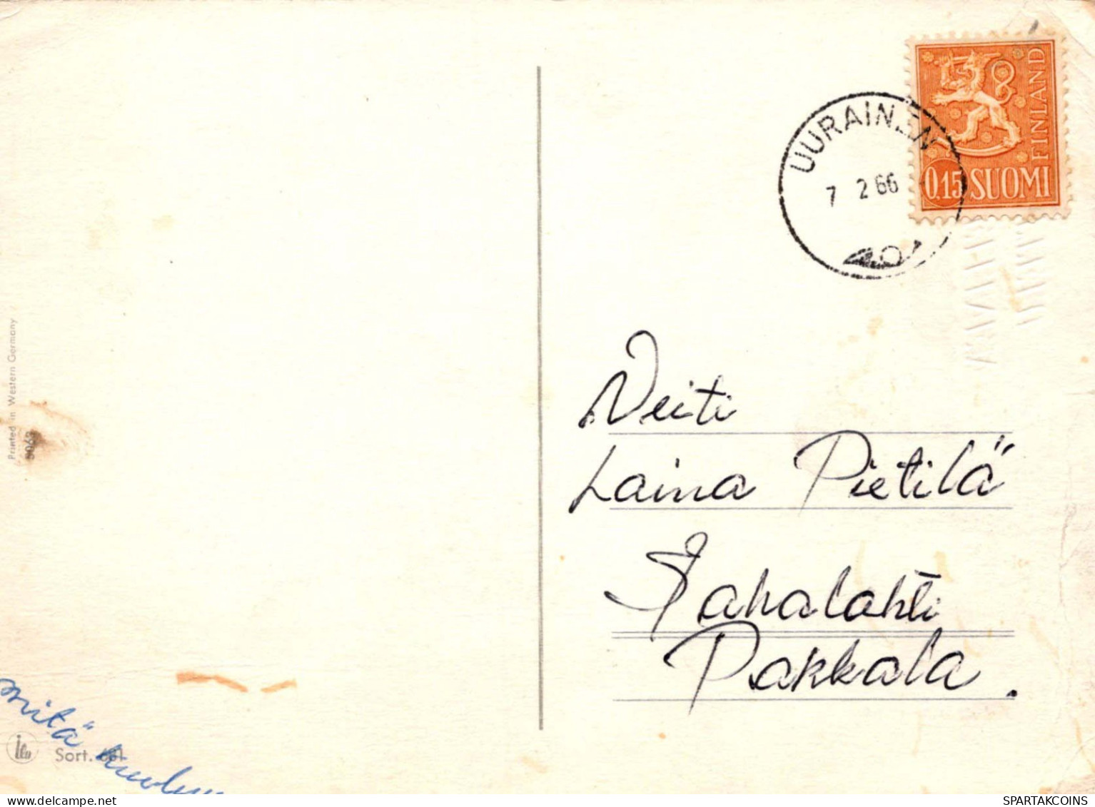 FLEURS Vintage Carte Postale CPSM #PAR858.FR - Flores