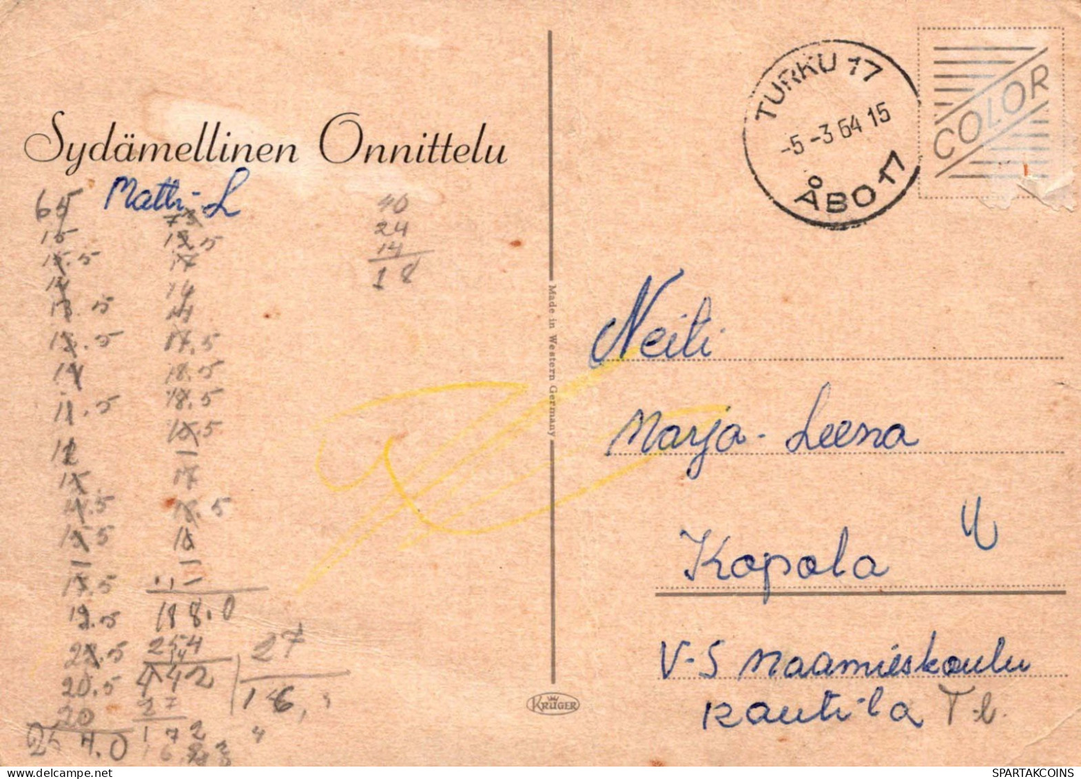 FLEURS Vintage Carte Postale CPSM #PAS159.FR - Blumen