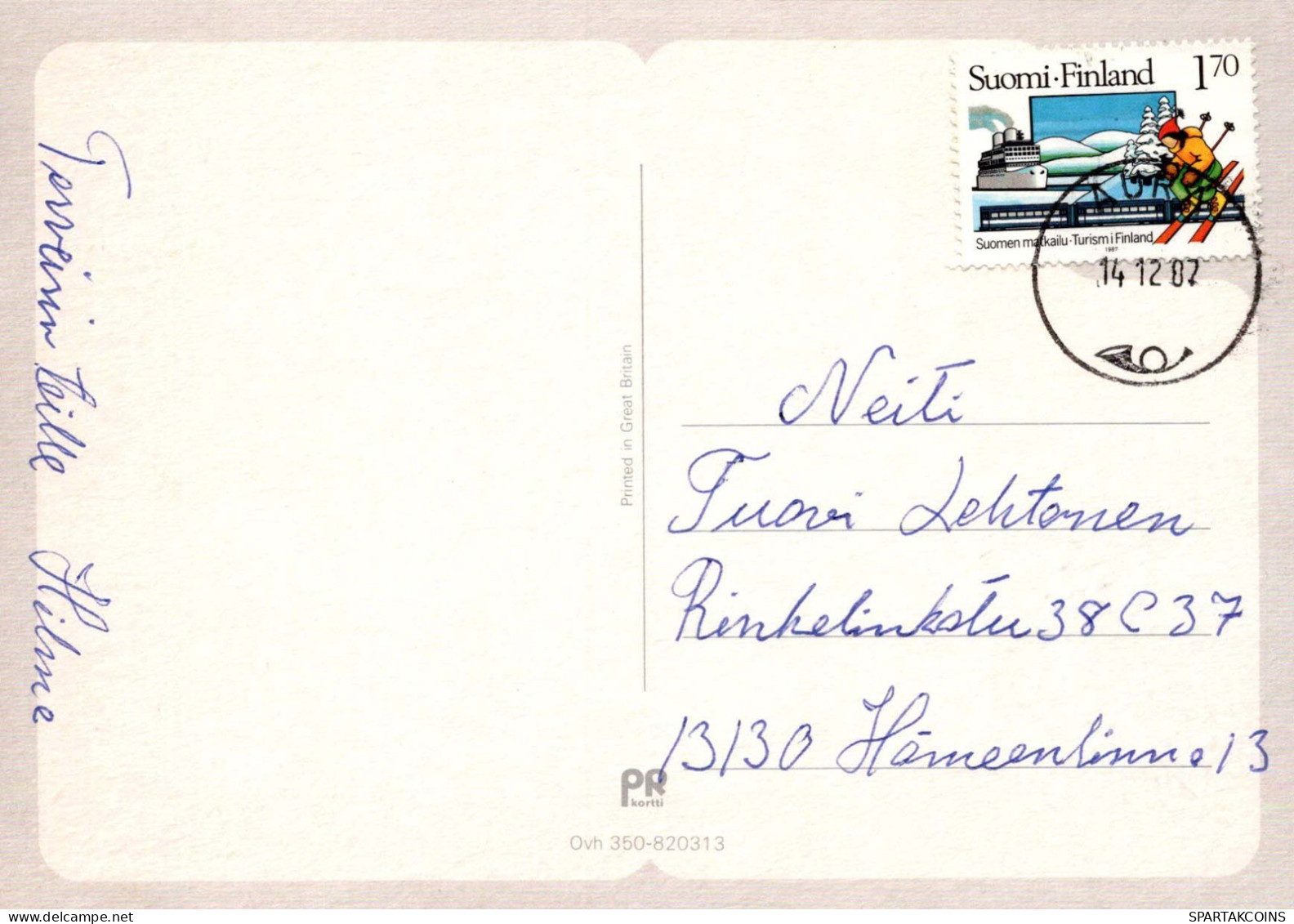 FLEURS Vintage Carte Postale CPSM #PAR738.FR - Flores