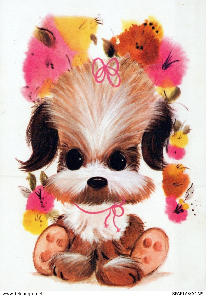 CHIEN Animaux Vintage Carte Postale CPSM #PAN953.FR - Dogs