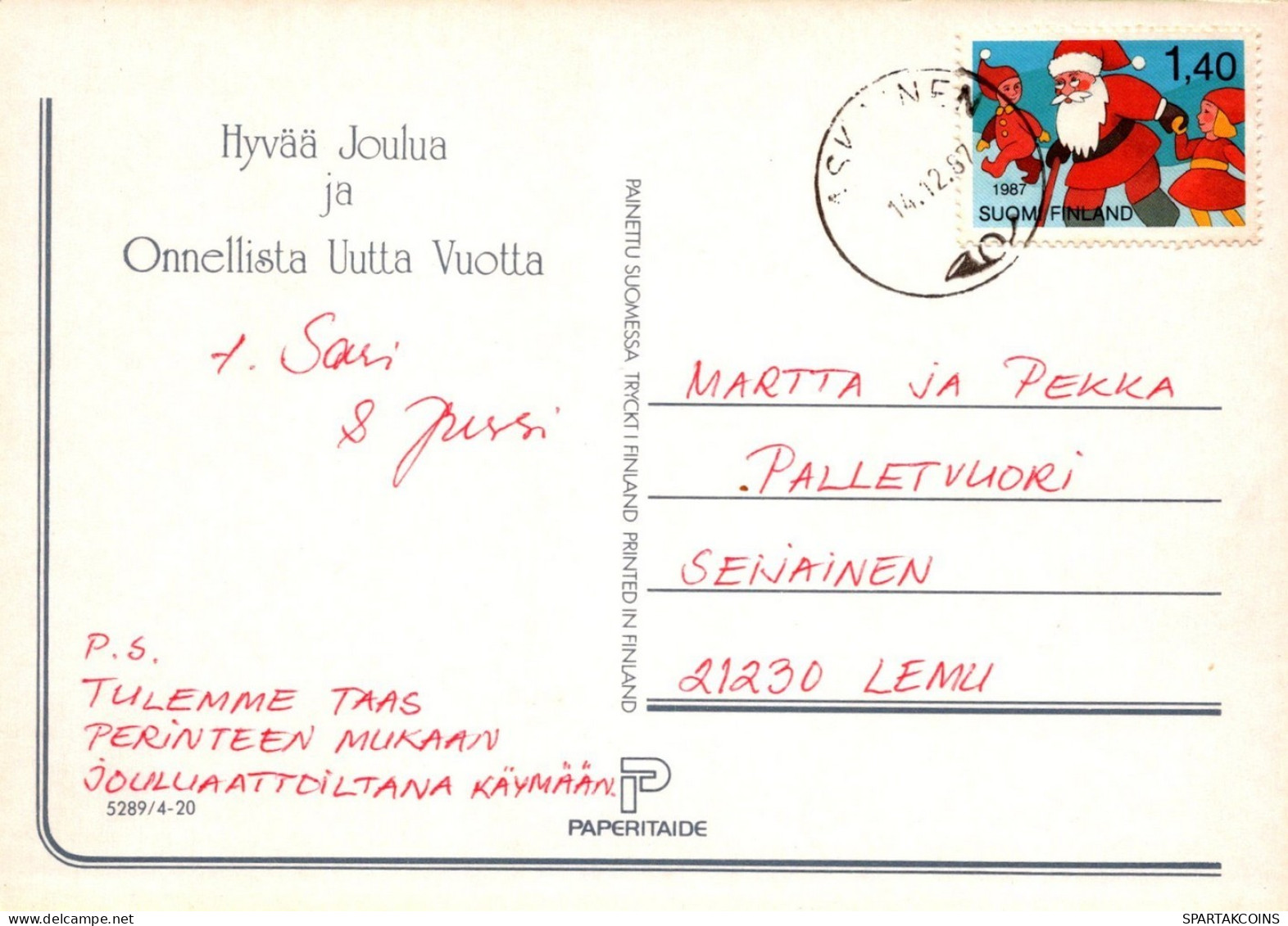 OISEAU Animaux Vintage Carte Postale CPSM #PAN057.FR - Oiseaux
