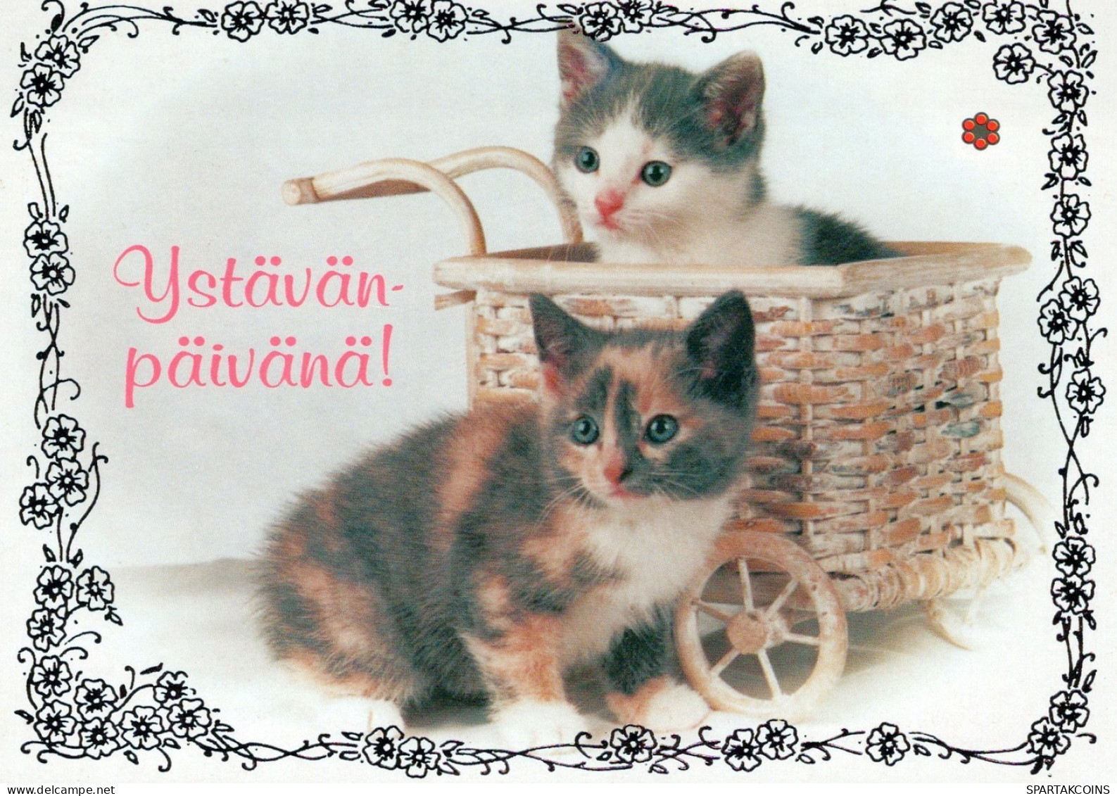CHAT CHAT Animaux Vintage Carte Postale CPSM #PAM553.FR - Chats