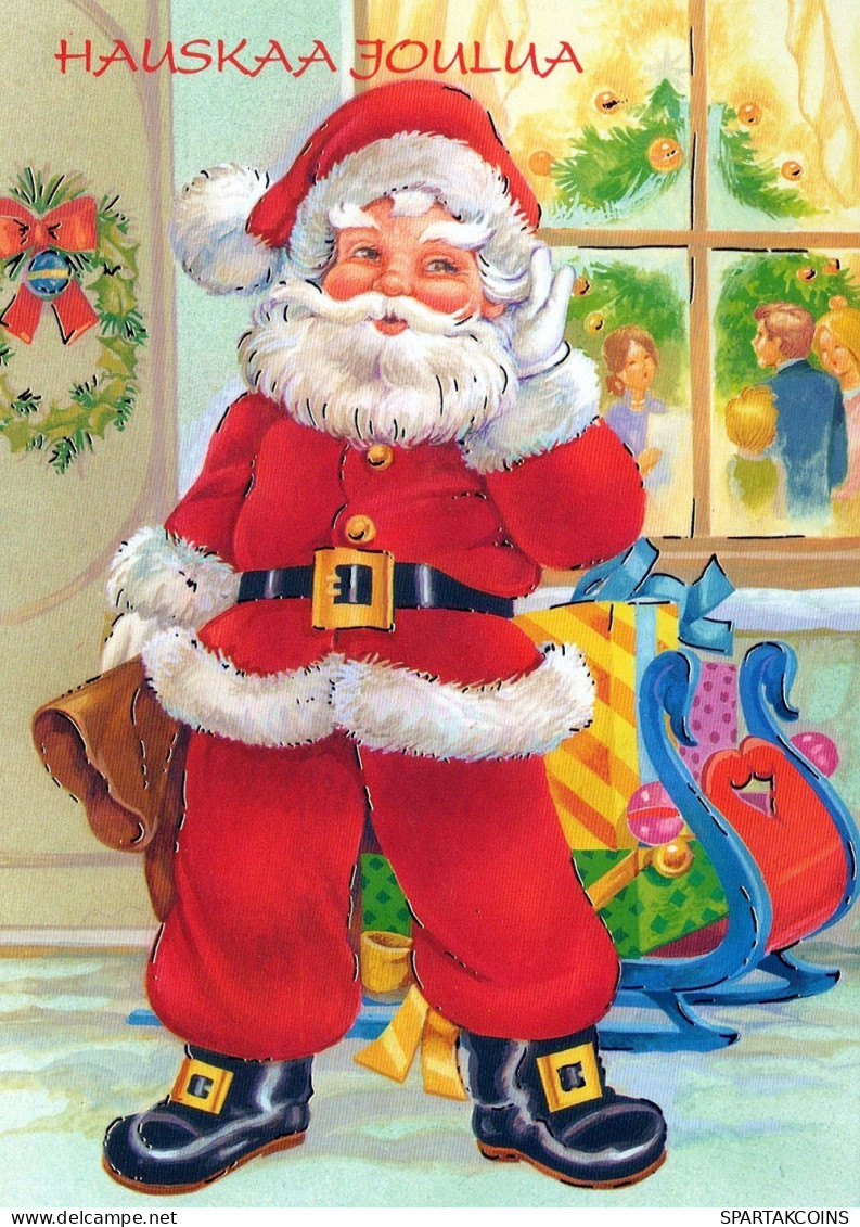 PÈRE NOËL NOËL Fêtes Voeux Vintage Carte Postale CPSM #PAK160.FR - Santa Claus