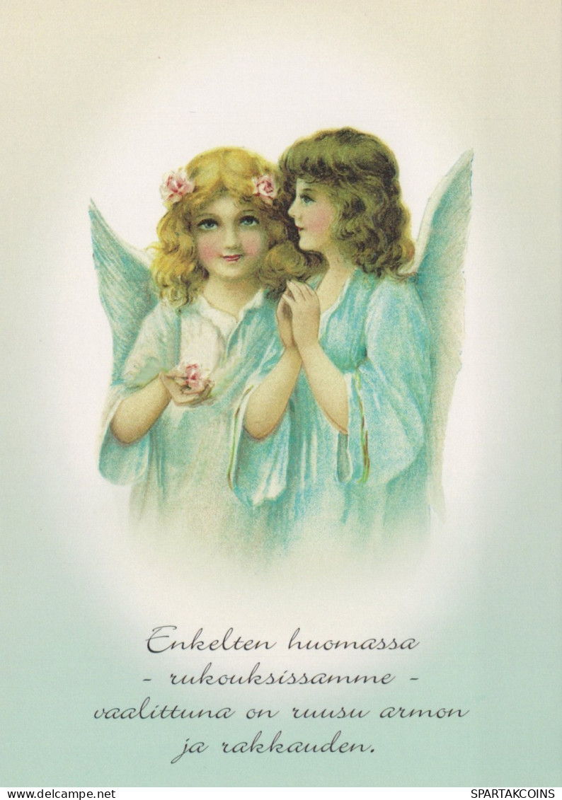 ANGE NOËL Vintage Carte Postale CPSM #PAJ142.FR - Anges