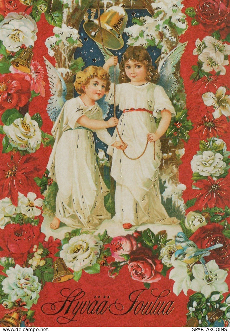 ANGE NOËL Vintage Carte Postale CPSM #PAH639.FR - Angels