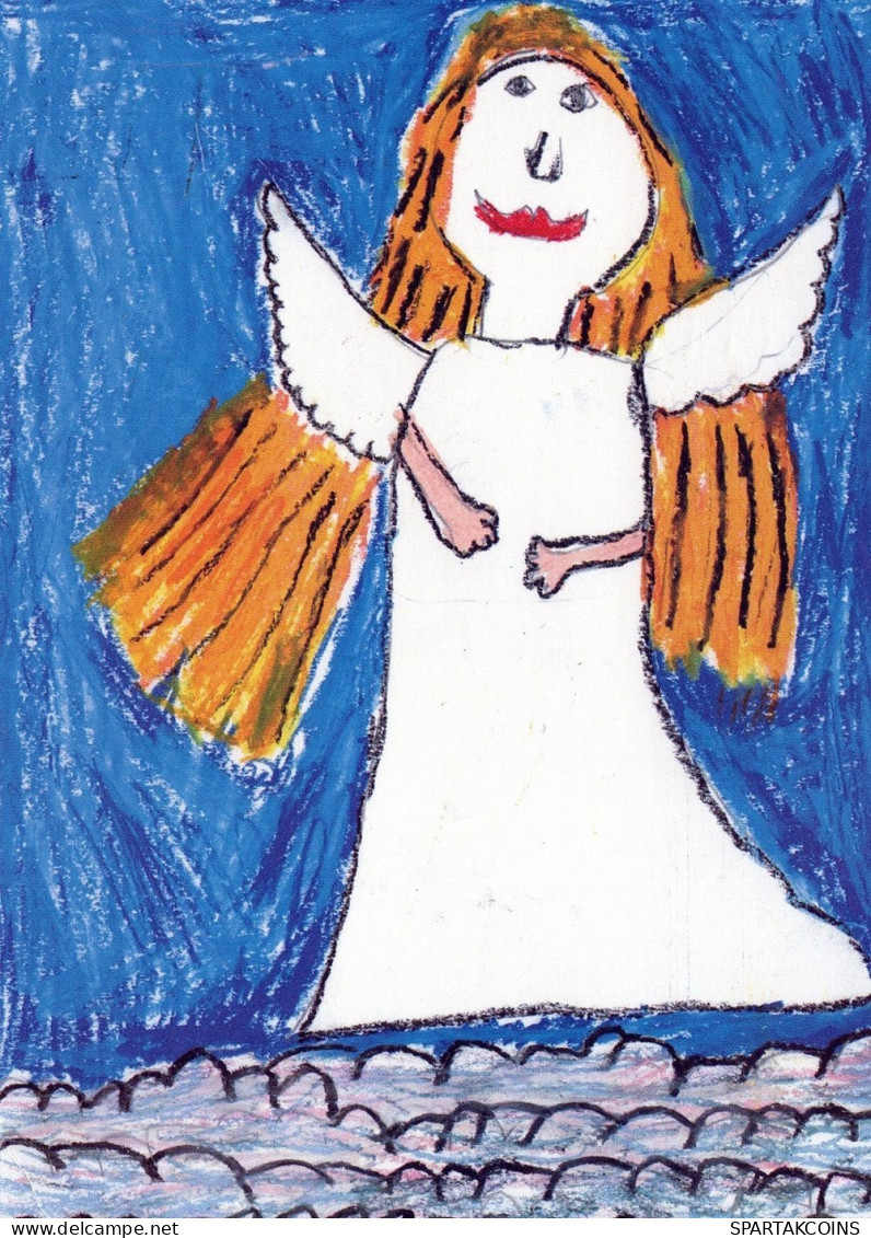 ANGE NOËL Vintage Carte Postale CPSM #PAH518.FR - Angels