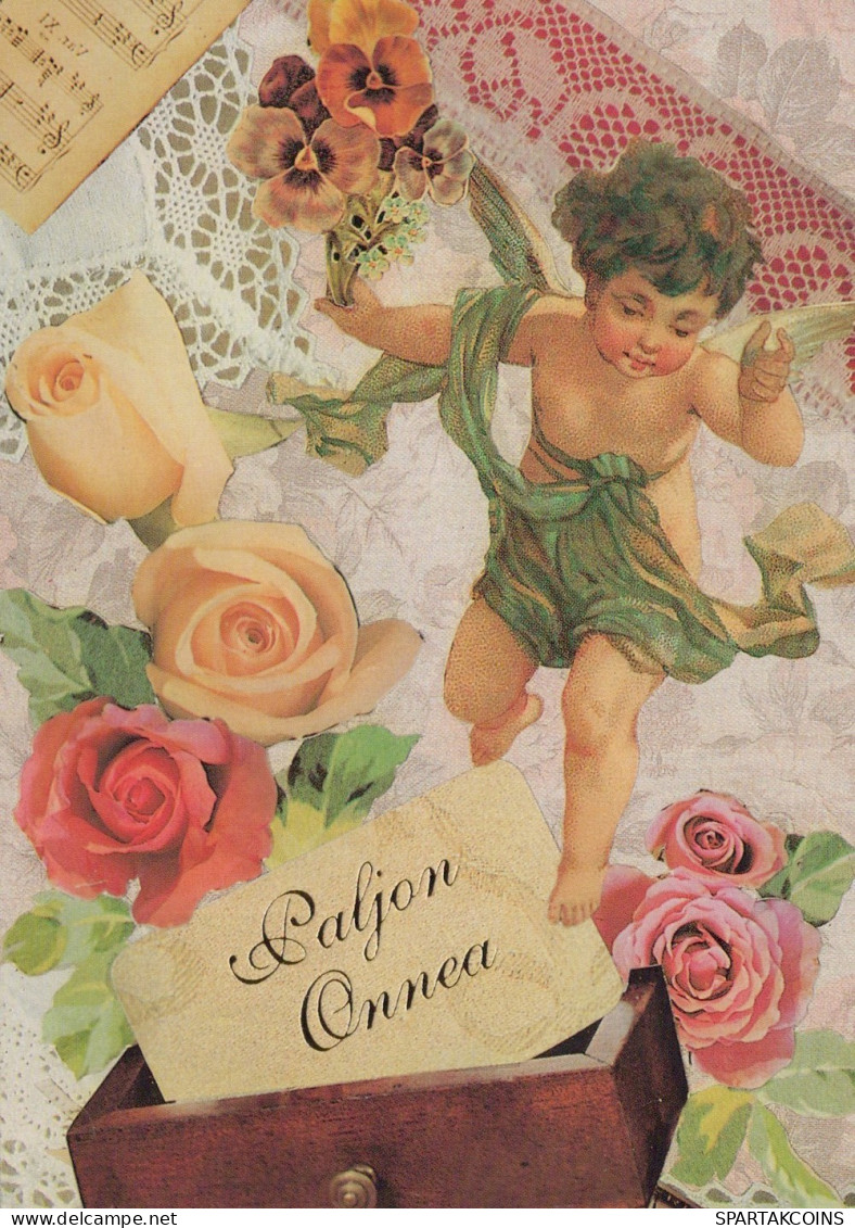 ANGE NOËL Vintage Carte Postale CPSM #PAH323.FR - Angels