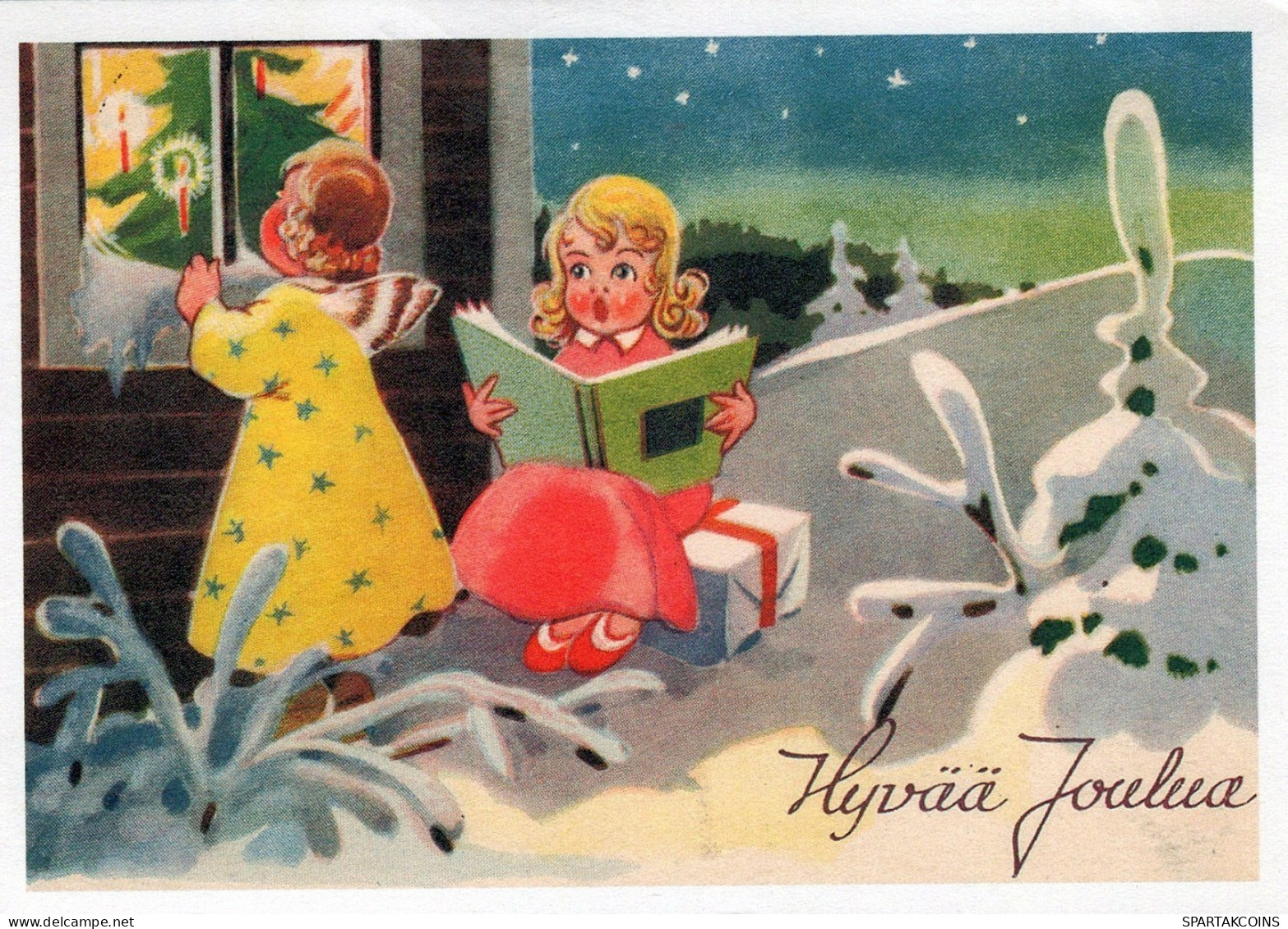 ANGE NOËL Vintage Carte Postale CPSM #PAH260.FR - Anges