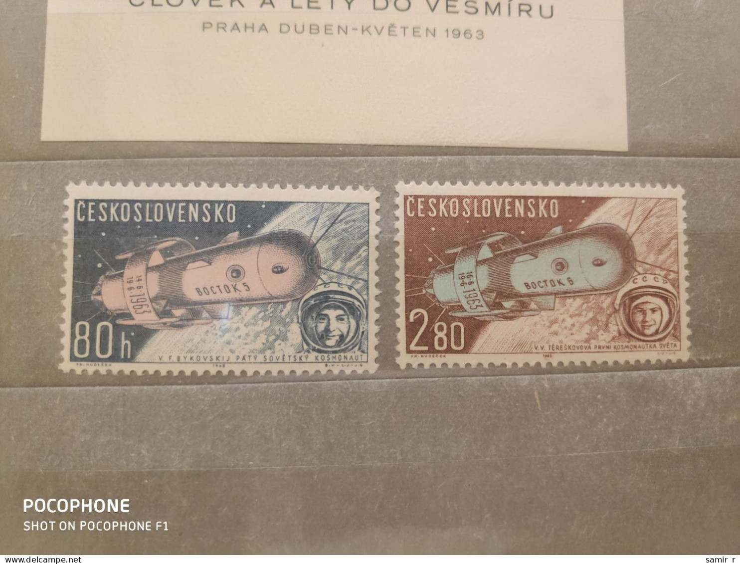 1963	Czechoslovakia	Space (F92) - Nuevos