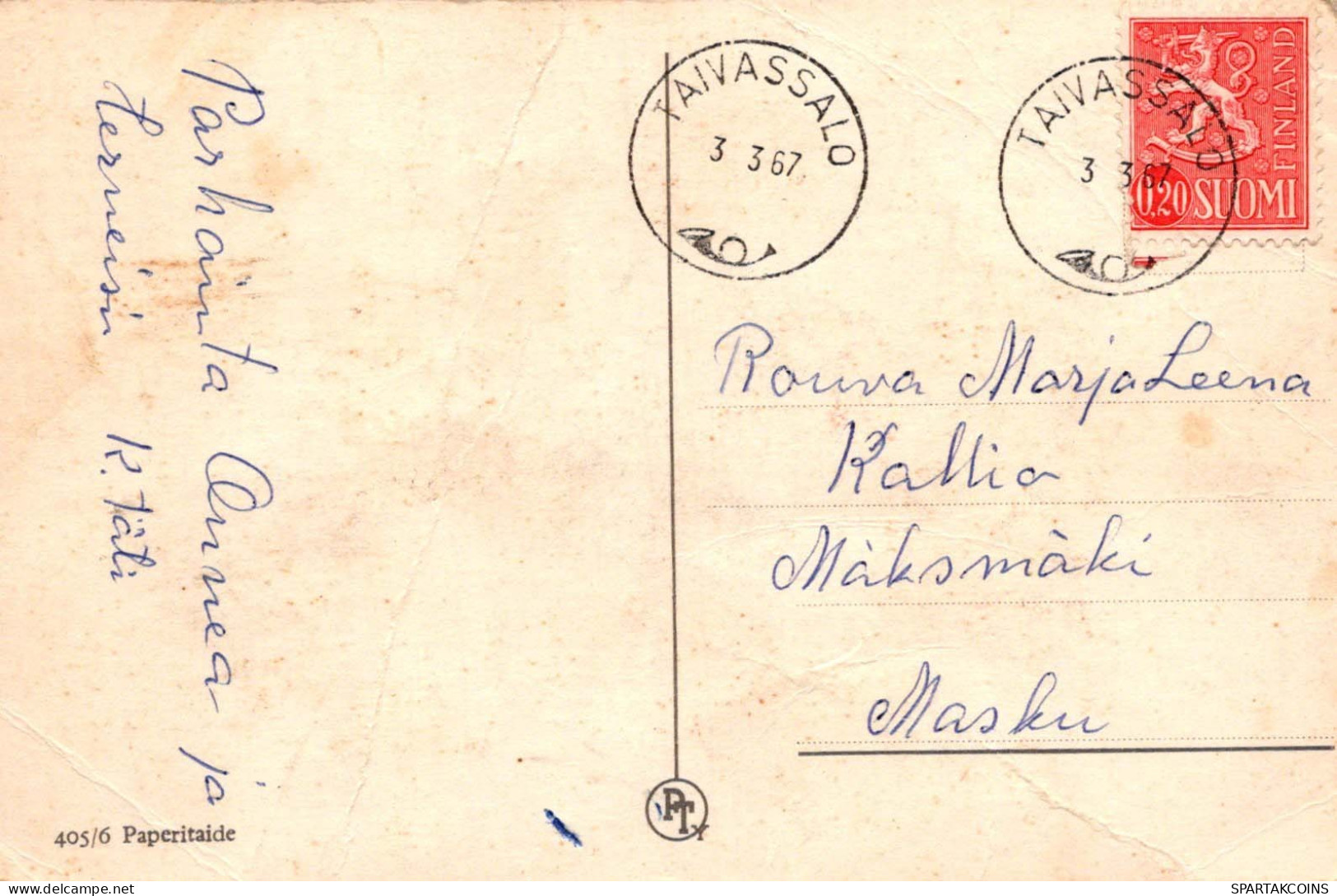 FLORES Vintage Tarjeta Postal CPA #PKE620.ES - Bloemen