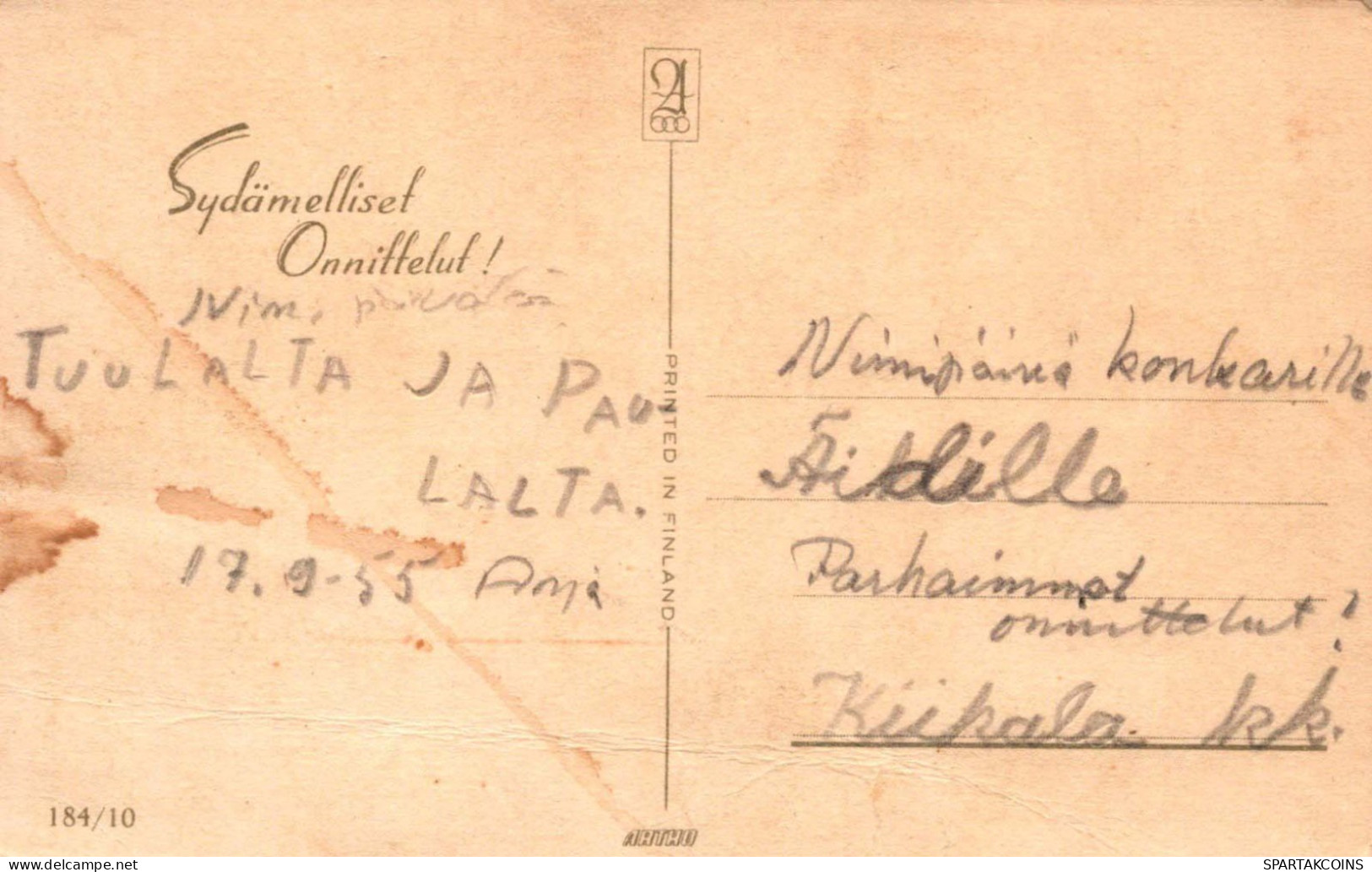 FLORES Vintage Tarjeta Postal CPA #PKE499.ES - Blumen