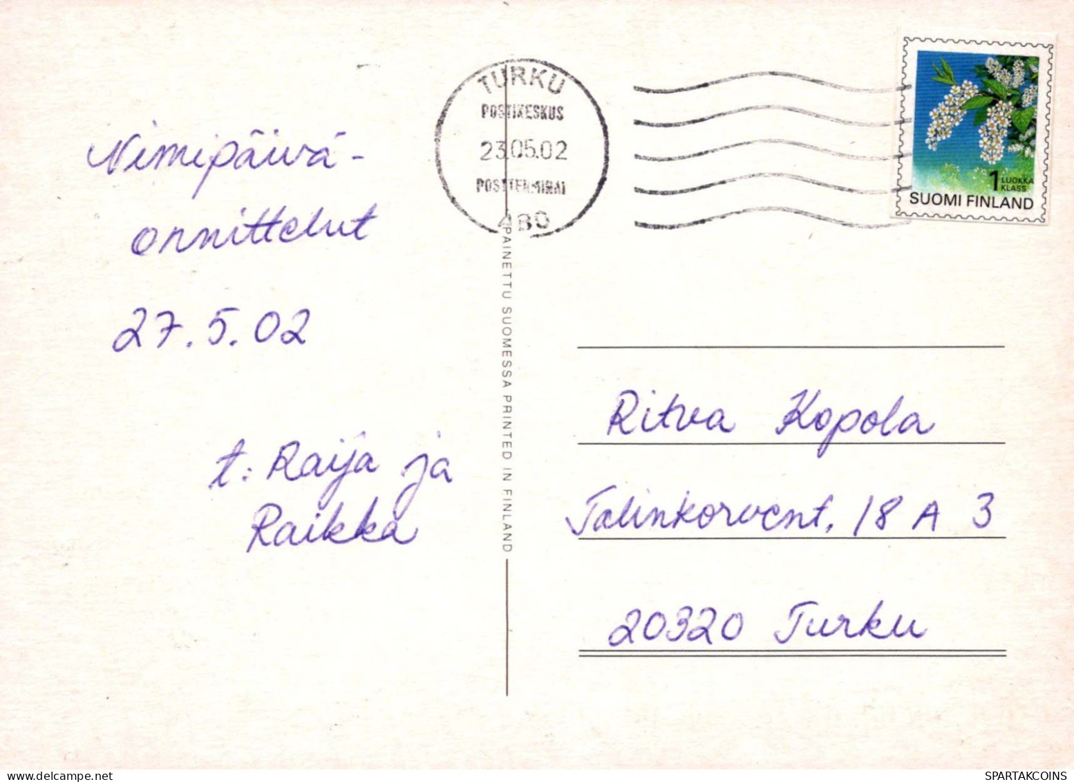 FLORES Vintage Tarjeta Postal CPSM #PBZ385.ES - Bloemen
