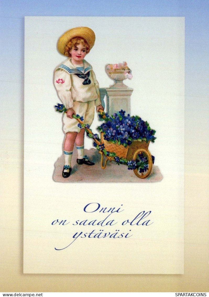 NIÑOS HUMOR Vintage Tarjeta Postal CPSM #PBV283.ES - Humorous Cards